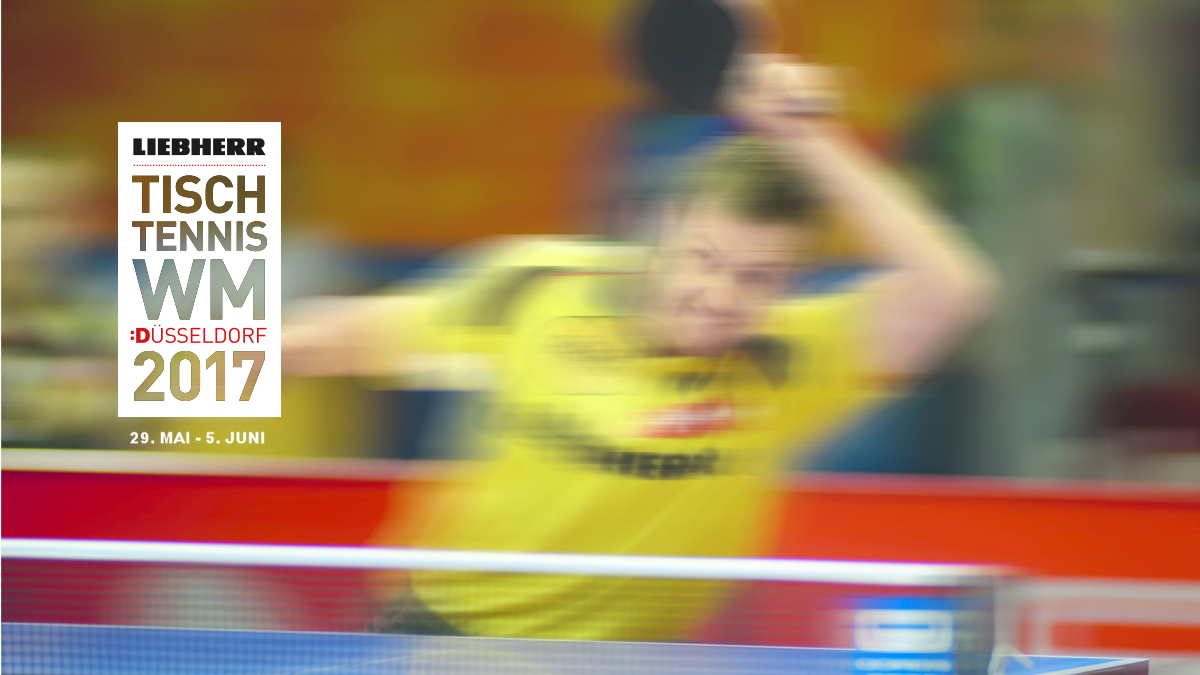 Noch weniger als 50 Tage bis zum ersten Aufschlag der Tischtennis-WM in Düsseldorf