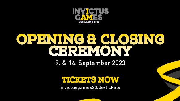 INVICTUS GAMES 2023: Tickets ab Mittwoch erhältlich